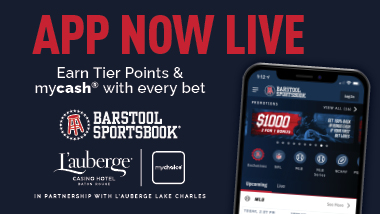 App Now Live! Earn Tier Points & mycash with every bet.