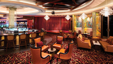 Edge Bar with lounge chairs