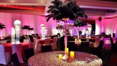 event set up at L