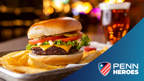 burger and myheroes shield